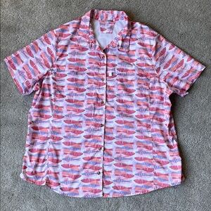 LLBean Tropicwear Button Down Shirt
